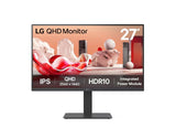 LG 27 QHD IPS Monitor - 1440p HDR10 Display with Adjustable Stand LG