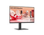 LG 27 QHD IPS Monitor - 1440p HDR10 Display with Adjustable Stand LG
