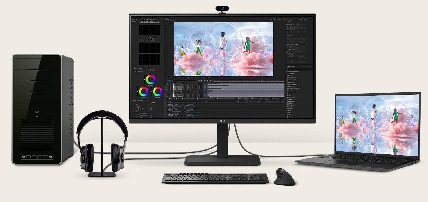 LG 27 Full HD IPS Monitor | 100Hz, USB-C PD & Adjustable Stand