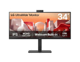 LG 34 UltraWide QHD Curved IPS Monitor with Webcam & USB-C LG