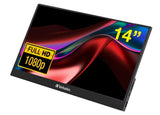 Verbatim 14 Portable Touchscreen Monitor - Full HD 1080p USB-C Verbatim
