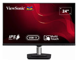 ViewSonic Commercial ViewSonic 24' TD2455 In-Cell 10 Point Touch Monitor with USB Type-C Input and Advanced Er