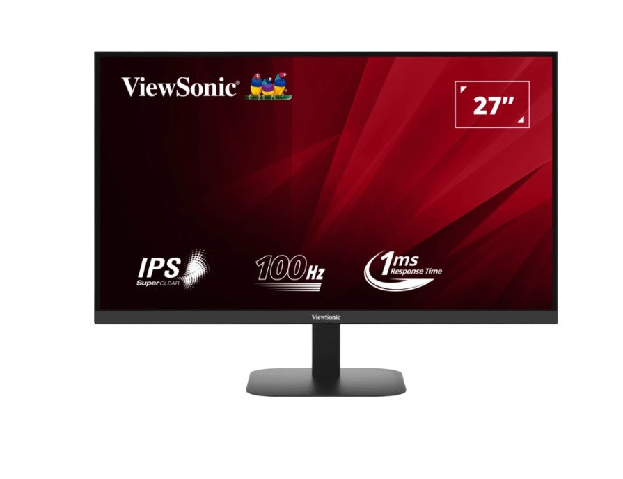 ViewSonic 27' 2K QHD IPS, 100Hz, 1ms MPRT, HDR10, 300 Nits, 1000:1, 178°/178°, HDMI×2, DP, sRGB 99%, 2×2W Spea