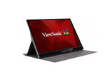 ViewSonic 16' VG1655 2x USB-C, IPS FHD, 3.5mm Audio, mHDMI x1, Business, Durable Laptop Desktop Extension, 2x