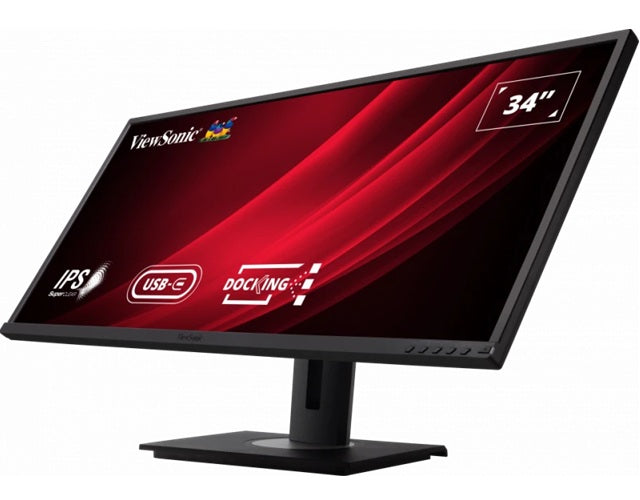 ViewSonic VG3456 34 UWQHD USB-C Docking Monitor for Productivity ViewSonic
