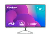 ViewSonic VX3276-2K-mhd 32 QHD IPS Frameless Home & Office Monitor ViewSonic