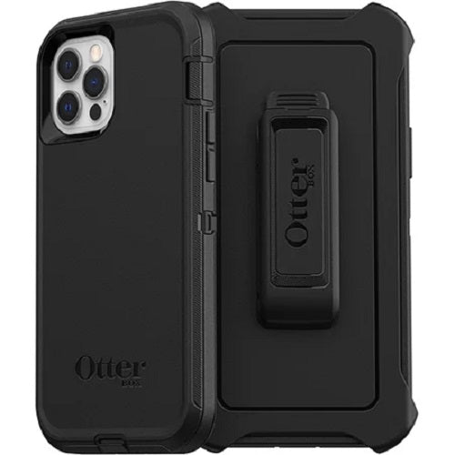 OtterBox Defender Series Rugged iPhone 12/12 Pro Case - Black with Holster Otterbox