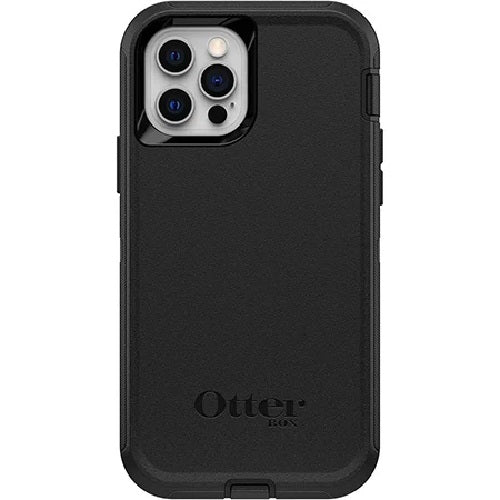 OtterBox Defender Series Rugged iPhone 12/12 Pro Case - Black with Holster Otterbox