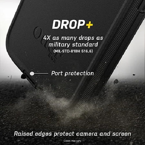 OtterBox Defender Series Rugged iPhone 12/12 Pro Case - Black with Holster Otterbox