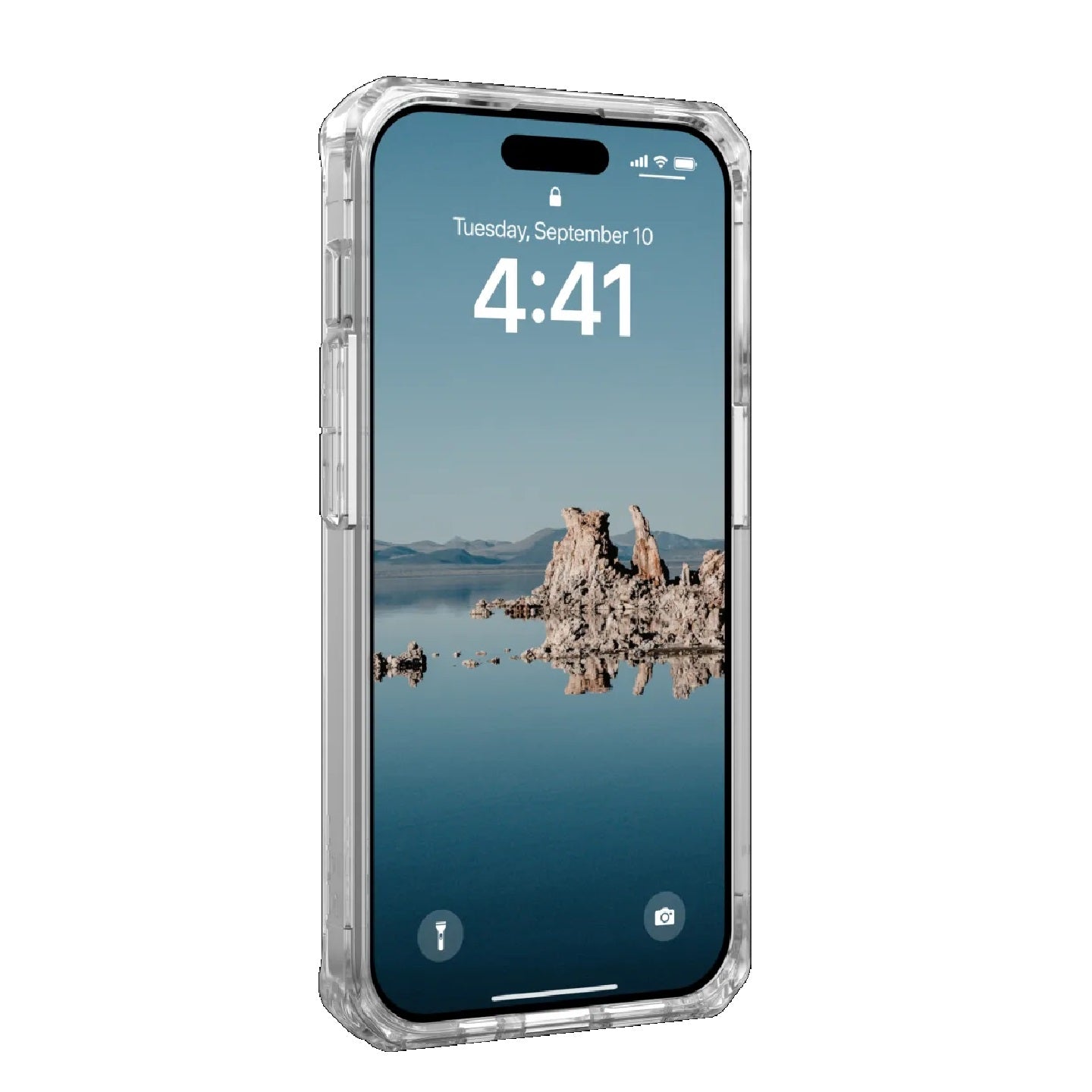 UAG Plyo MagSafe iPhone 15 Pro Rugged Case | Ice/White | 16ft Drop Protect 