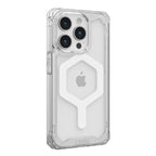 UAG Plyo MagSafe iPhone 15 Pro Rugged Case | Ice/White | 16ft Drop Protect 