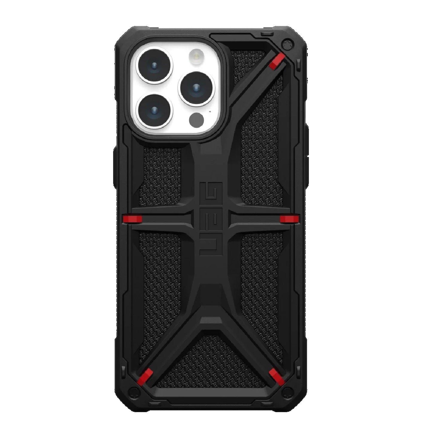 UAG Monarch Kevlar iPhone 15 Pro Max Rugged Case 20ft Drop - Black 