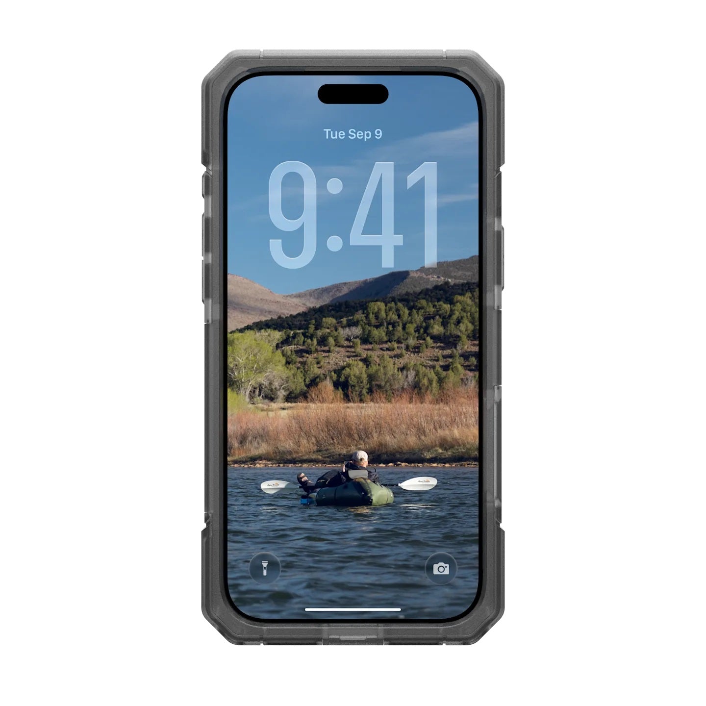 UAG Trooper MagSafe iPhone 17 Pro Max Rugged Case - Clear/Ash 
