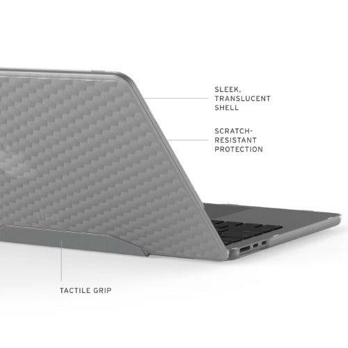 UAG Essential Armor MacBook Air 13 M5/M4/M3/M2 Case - Ice. Slim & Protective
