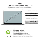 UAG Essential Armor MacBook Pro 14 Case (M5/M4/M3/M2) - Ice - Lightweight & Sleek