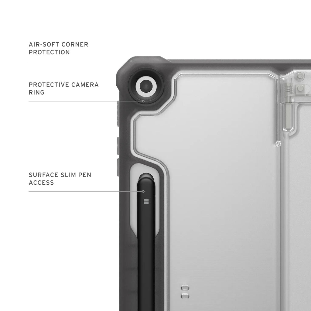 UAG Plyo Rugged Case for Surface Pro 1 (12) - Kickstand, Pen Holder 