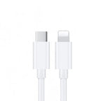 USP Lightning to USB-C Fast Charge Cable 1M White for iPhone & iPad 