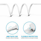 USP Lightning to USB-C Fast Charge Cable 1M White for iPhone & iPad 