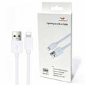 White Lightning to USB-A Cable 1M - Fast Charge iPhone & iPad