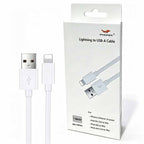 White Lightning to USB-A Cable 1M - Fast Charge iPhone & iPad