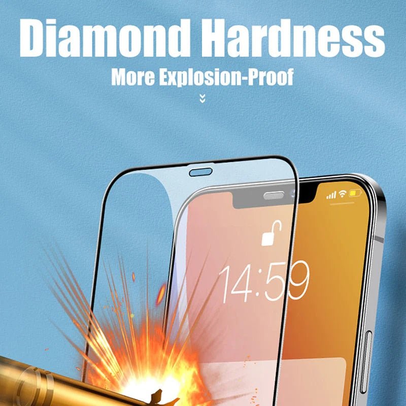 Armor Glass Full Cover iPhone 15/Pro/16 (6.1) Impact Screen Protector 