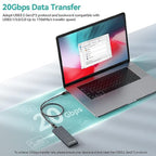 BoostUp Braided USB-C to USB-C Cable | 100W Fast Charge, 20Gbps, 8K Video 