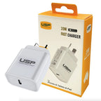20W USB-C PD Fast Wall Charger - White | Quick & Safe Charging 