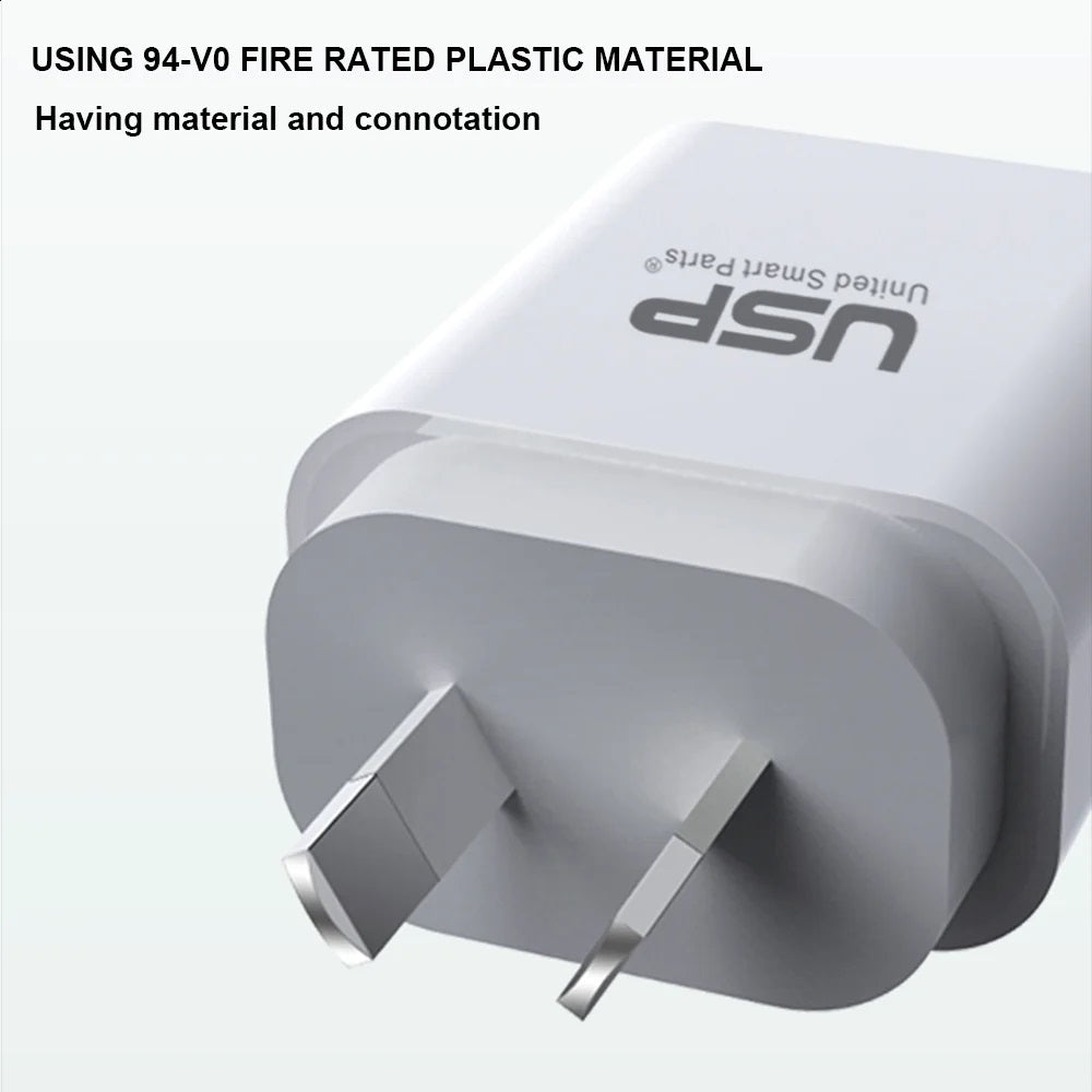 20W USB-C PD Fast Wall Charger - White | Quick & Safe Charging 