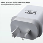 20W USB-C PD Fast Wall Charger - White | Quick & Safe Charging 