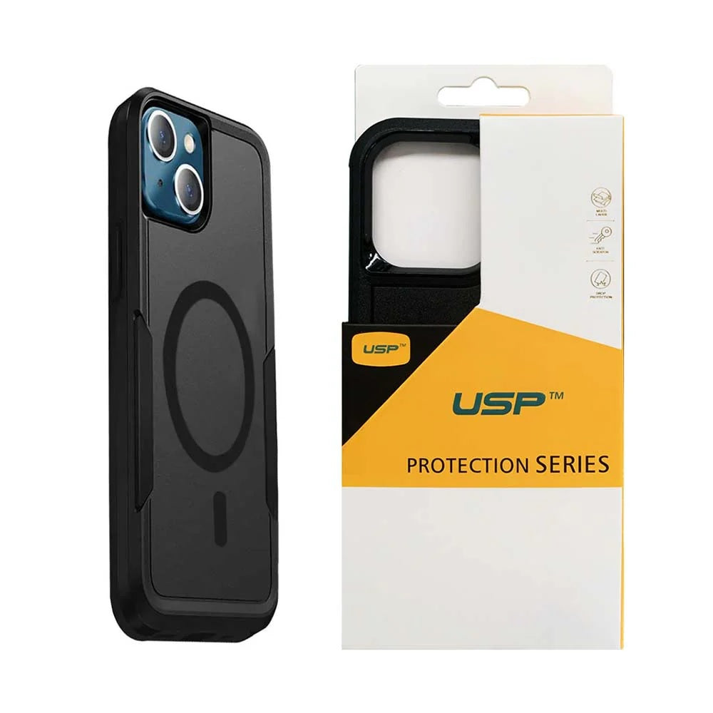 Rugged iPhone 16 Pro Max MagSafe Case Black - Armor & Drop Protection 