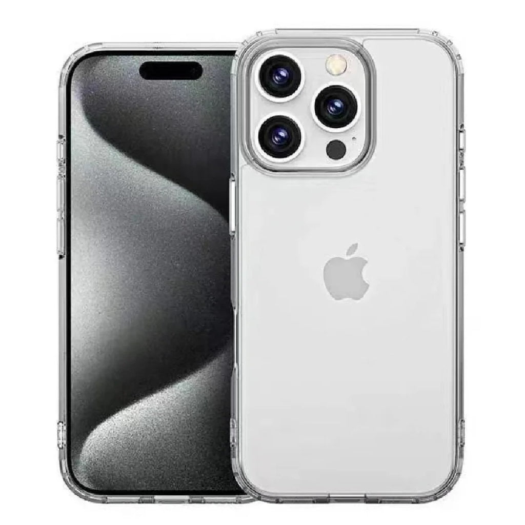 iPhone 16 Pro Max Clear Shockproof Case - Slim, Durable, 5-Year Warranty 