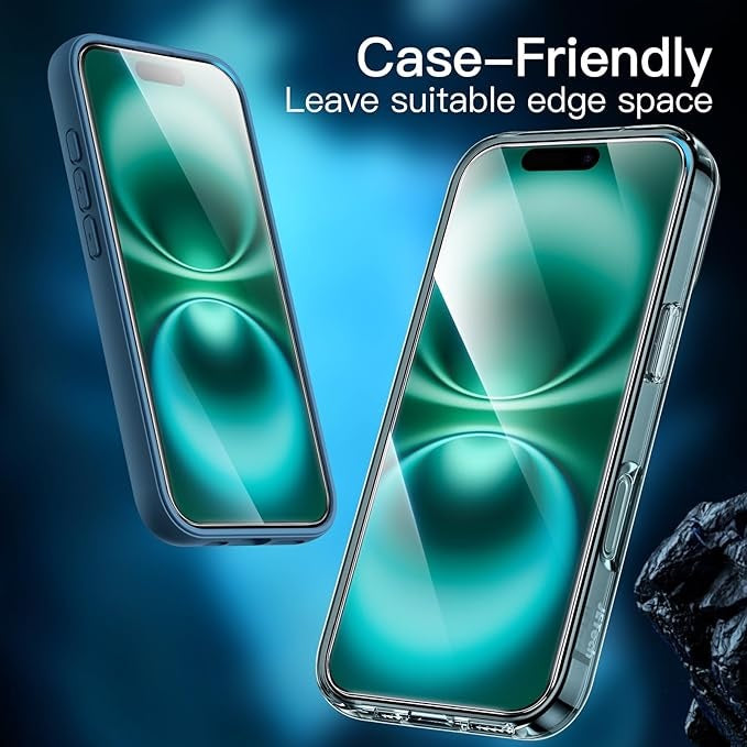 Armor Glass Full Cover Tempered Glass for iPhone 17 Pro/17/16 Pro (6.3) 9H