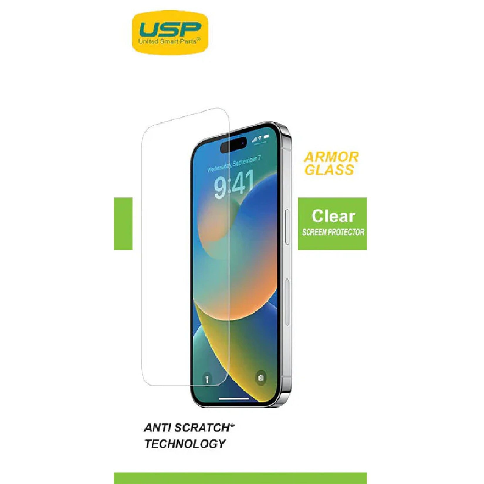 Armor Glass Screen Protector for iPhone 17 Pro Max / 16 Pro Max (6.9) - 9H Scratch Resistant 