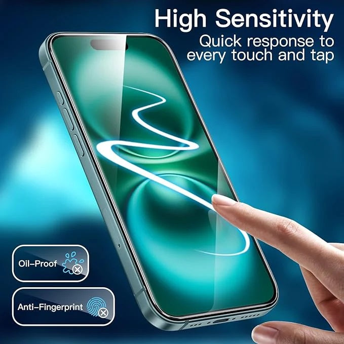 Armor Glass Screen Protector for iPhone 17 Pro Max / 16 Pro Max (6.9) - 9H Scratch Resistant 