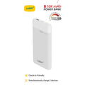 USP 10K mAh White Power Bank | 20W Fast Charge USB-C Portable Charger 