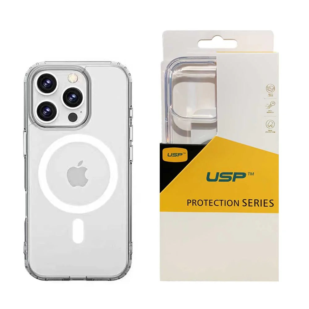 iPhone 17 Clear Shockproof MagSafe Case - Slim, Durable, 5-Year Warranty