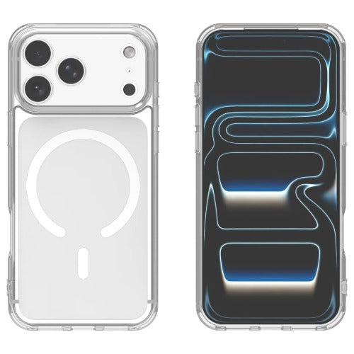 iPhone 17 Pro Max Clear Shockproof MagSafe Case - Slim & Protective 