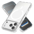 iPhone 17 Pro Max Clear Shockproof MagSafe Case - Slim & Protective 