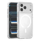 iPhone 17 Pro Max Clear Shockproof MagSafe Case - Slim & Protective 