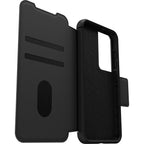 OtterBox Strada Samsung Galaxy S23 5G Black Leather Folio Case Otterbox