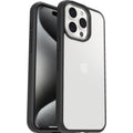 OtterBox React iPhone 15 Pro Max Case - Clear/Black (Antimicrobial) Otterbox