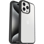 OtterBox React iPhone 15 Pro Max Case - Clear/Black (Antimicrobial) Otterbox