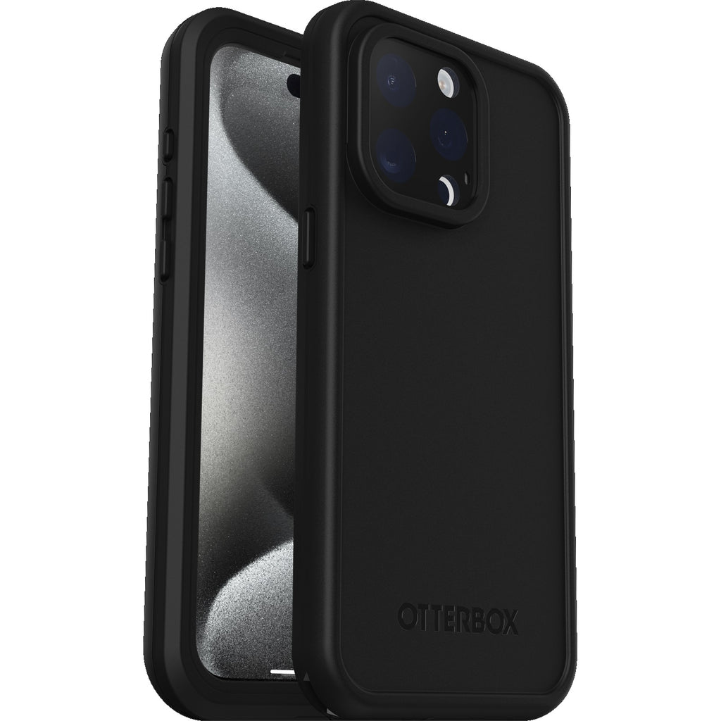 OtterBox Fre MagSafe iPhone 15 Pro Max Waterproof Case - Black Otterbox