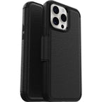 OtterBox Strada MagSafe iPhone 15 Pro Max Leather Folio Case - Black Otterbox