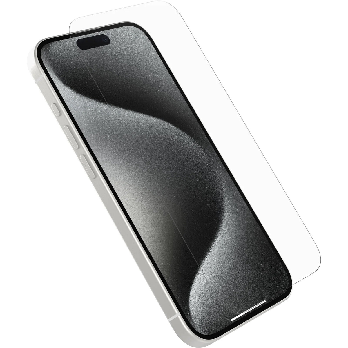 OtterBox Premium Glass Antimicrobial Clear iPhone 15 Pro Max Screen Protector