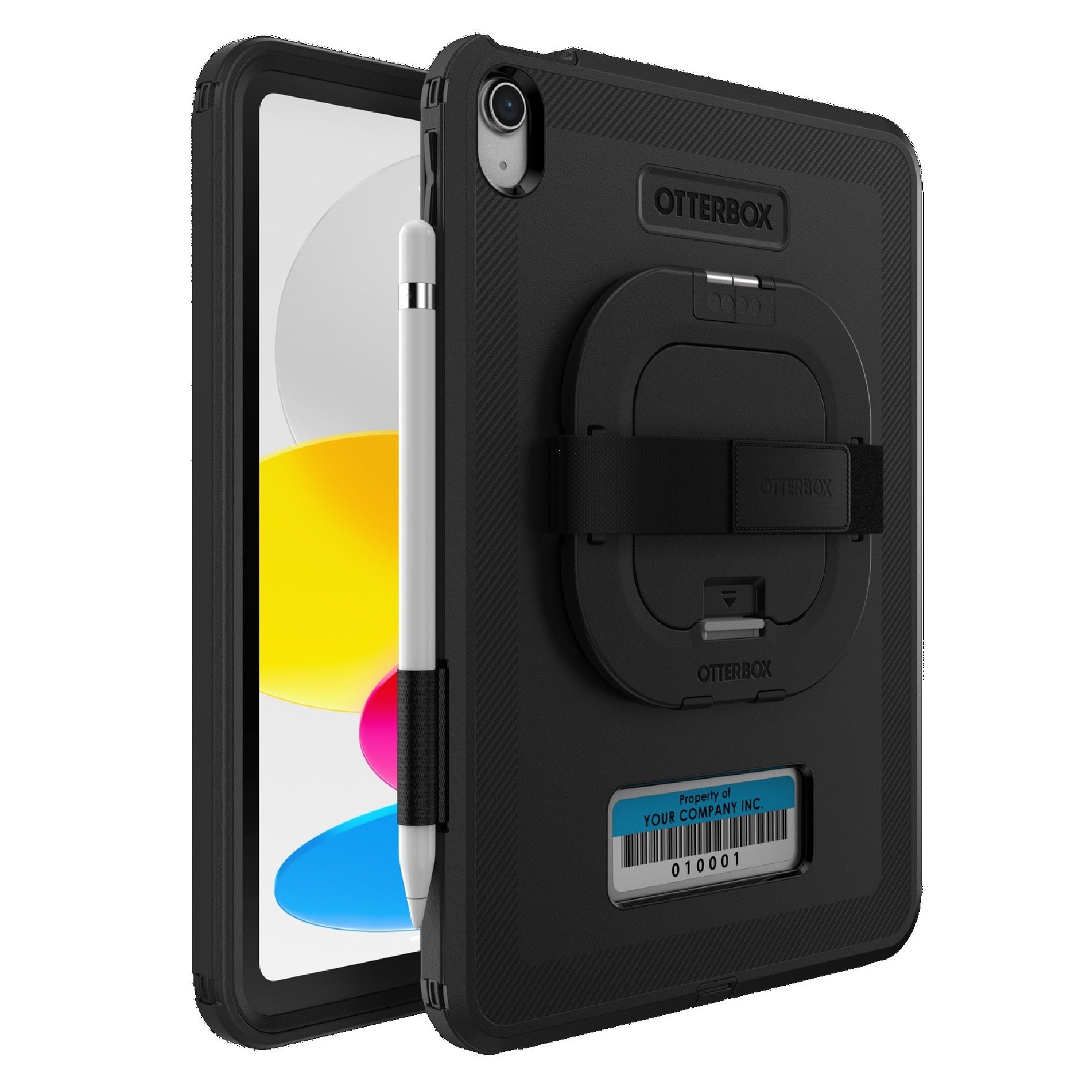 OtterBox Defender Case for iPad 11th Gen/10th Gen (Handstrap, Black) - 7 Yr Warranty Otterbox