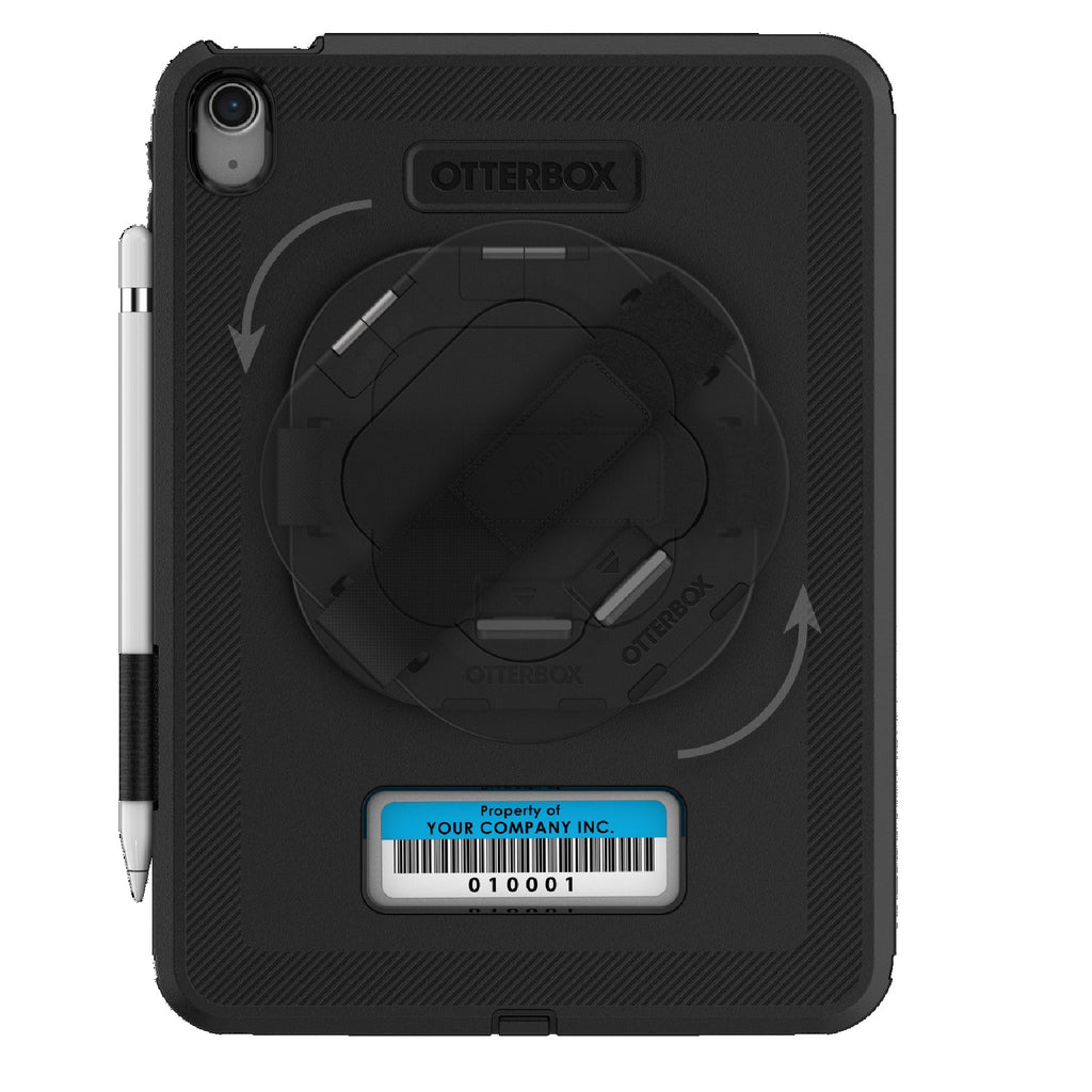 OtterBox Defender Case for iPad 11th Gen/10th Gen (Handstrap, Black) - 7 Yr Warranty Otterbox