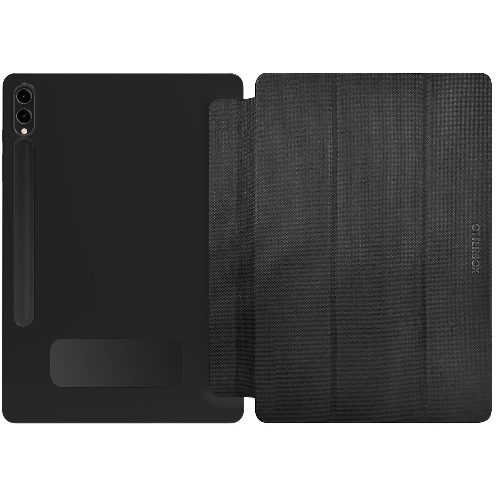 OtterBox React Folio Case for Samsung Galaxy Tab S10+/S9+ (12.4) - Black Otterbox