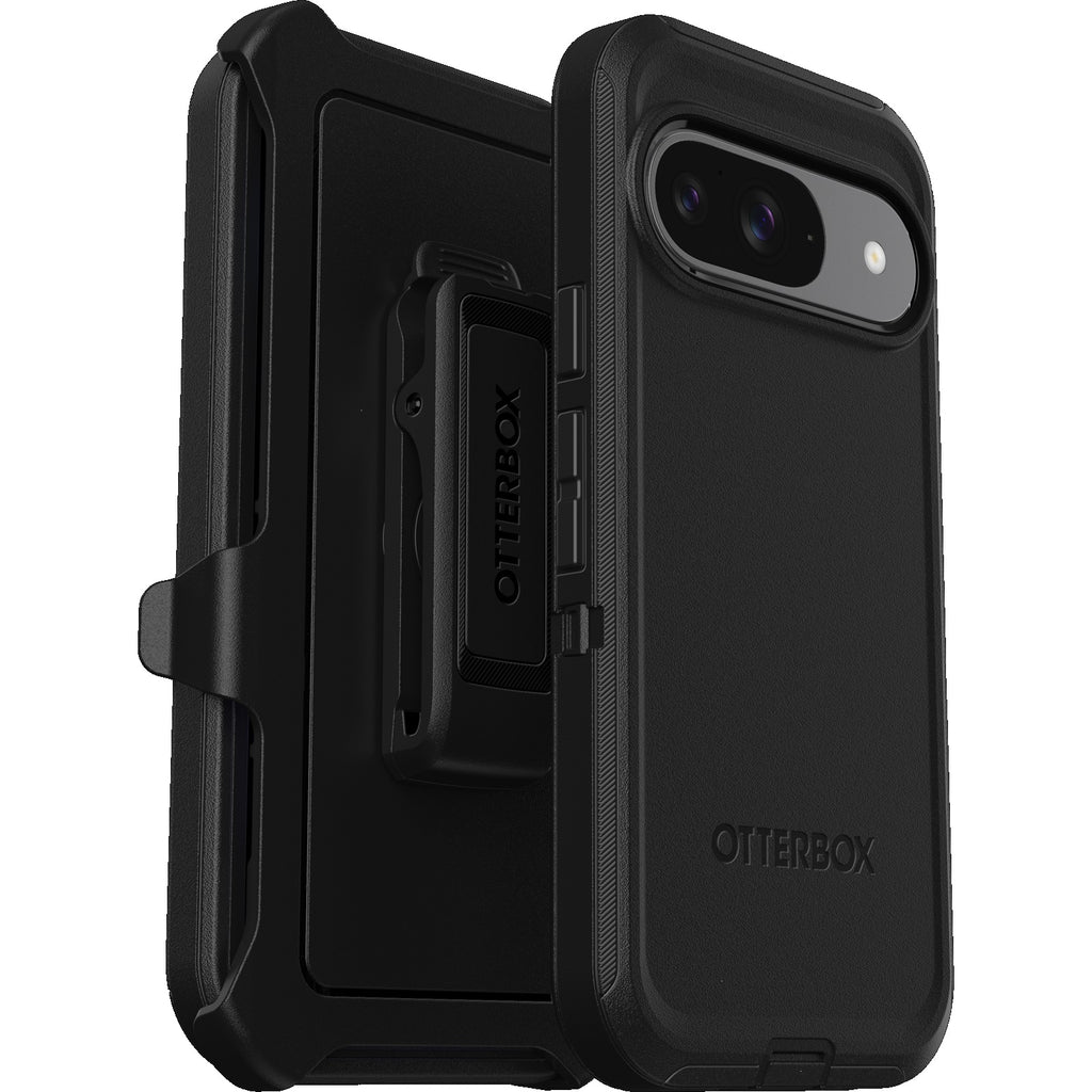 OtterBox Defender Case for Google Pixel 9/9 Pro - Black Rugged Protection Otterbox
