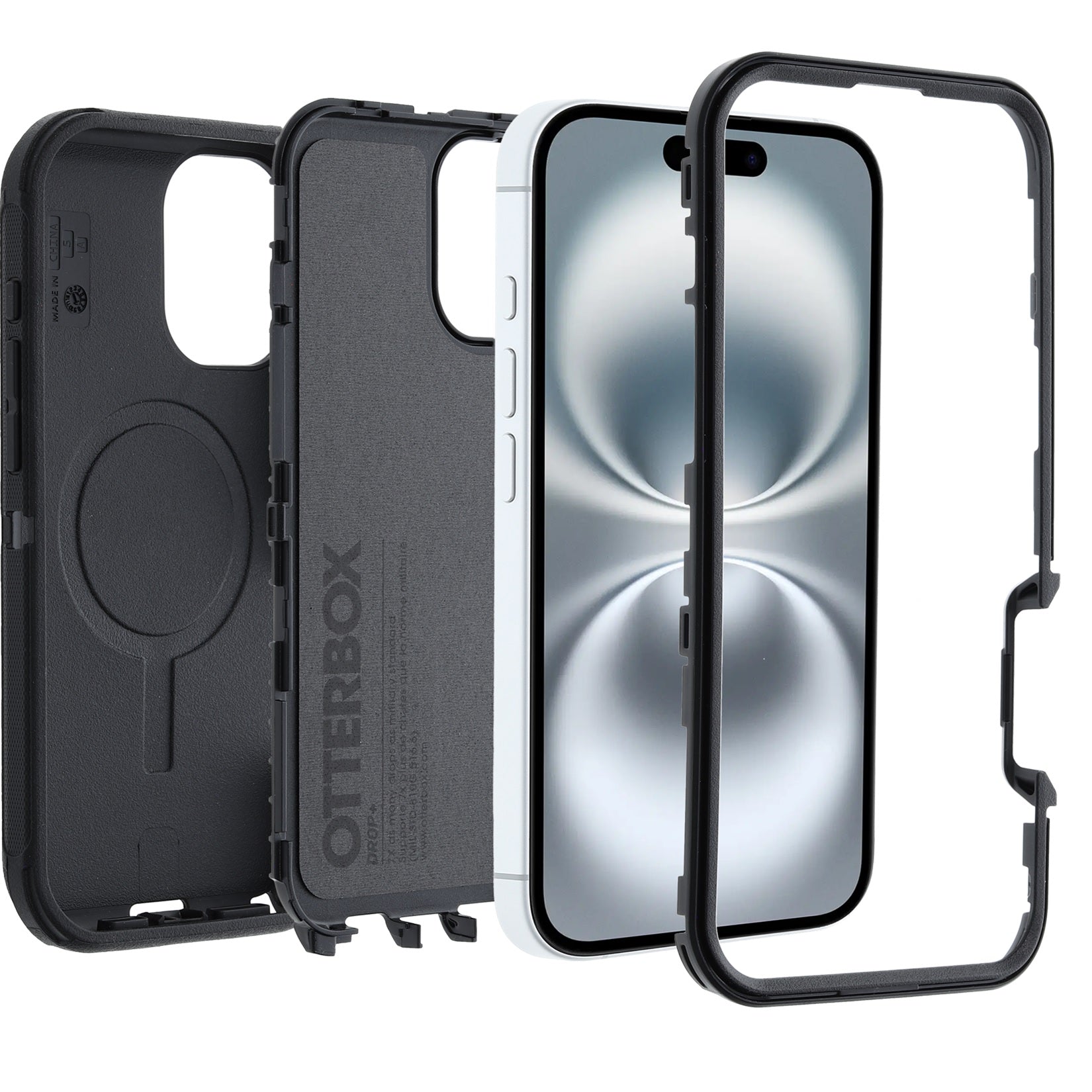 OtterBox Defender Series MagSafe Case for iPhone 16 (6.1) - Black Otterbox